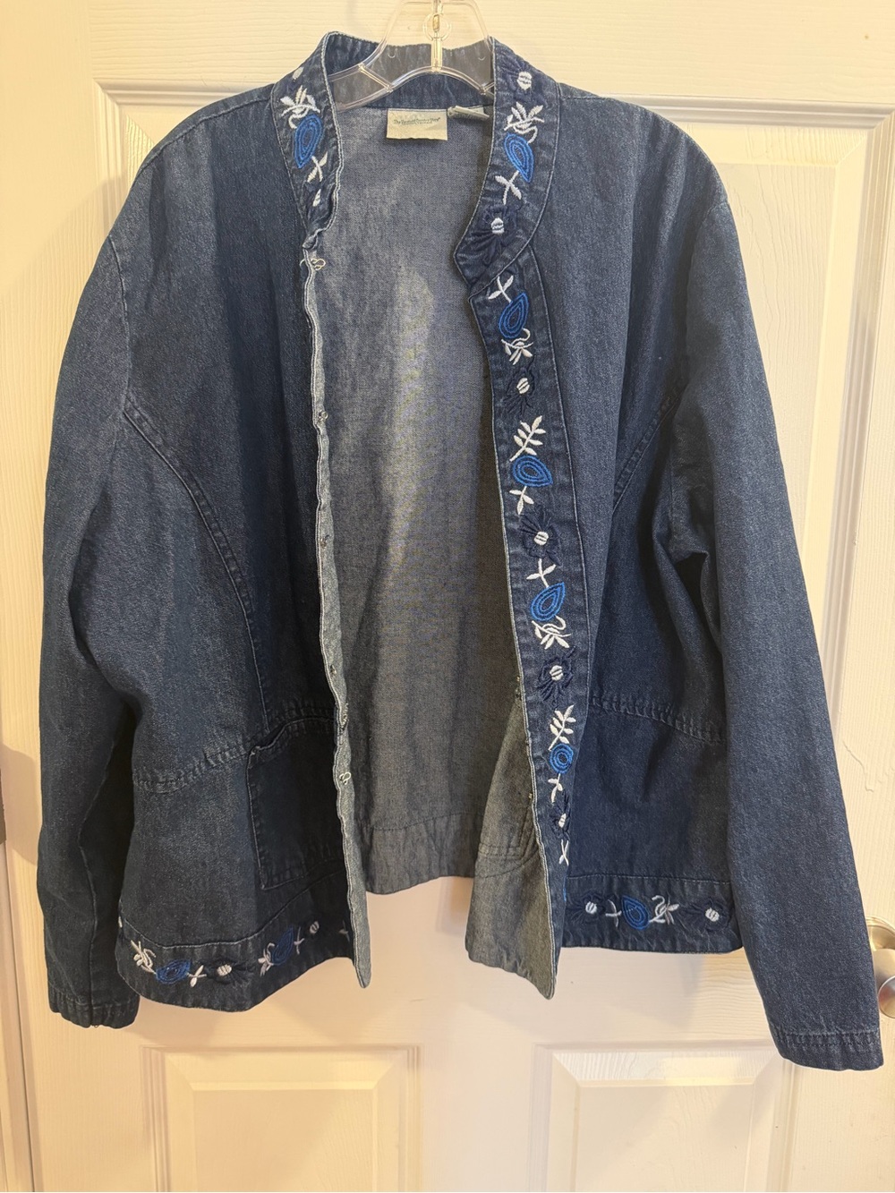 The Vermont Country Store Embroidered Denim Jacket